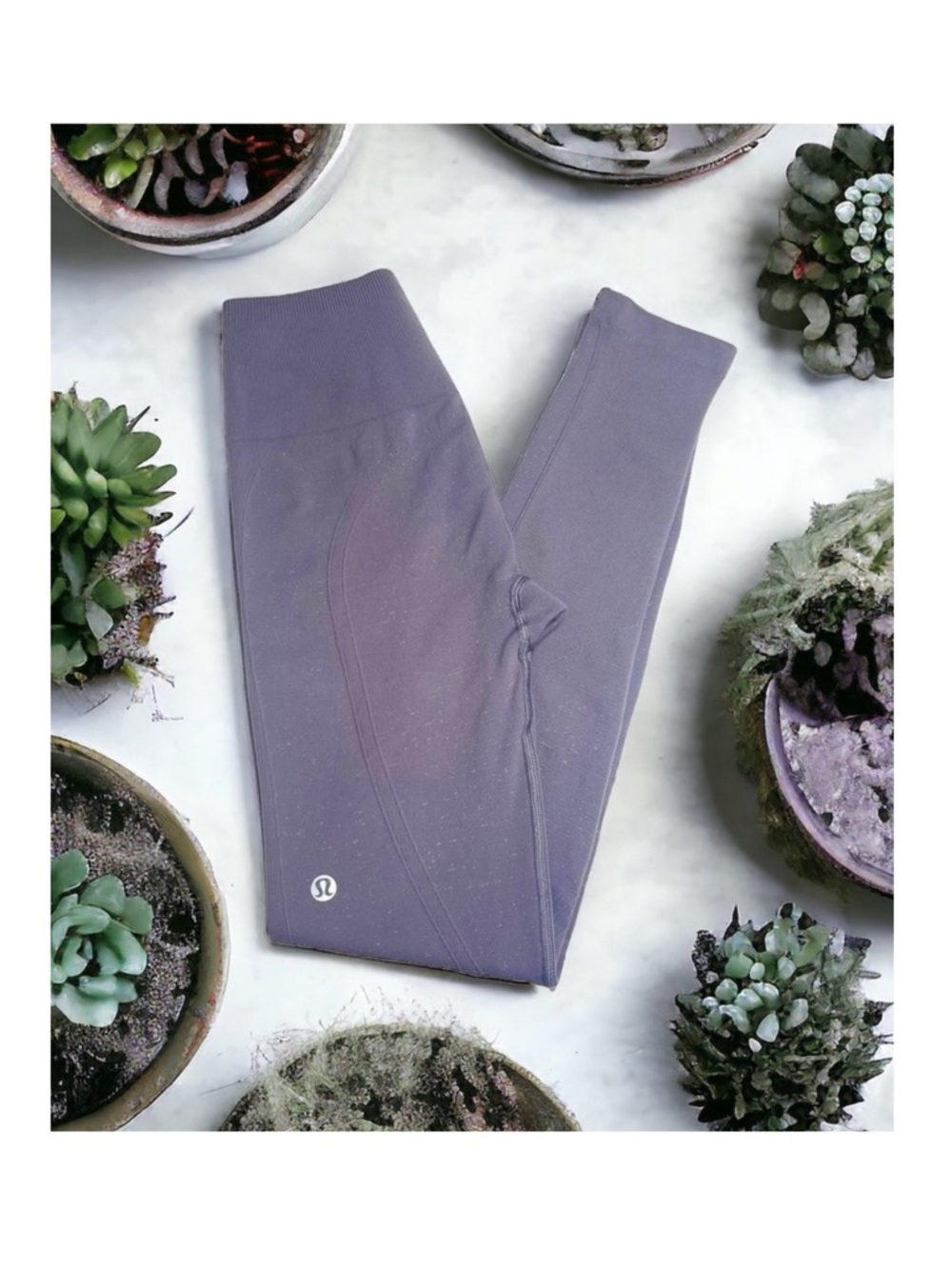 Lululemon ☀︎︎ High Rise Compression Tight Leggings ☀︎︎ Lavender Speckled ☀︎︎ 2 4 - Picture 14 of 16
